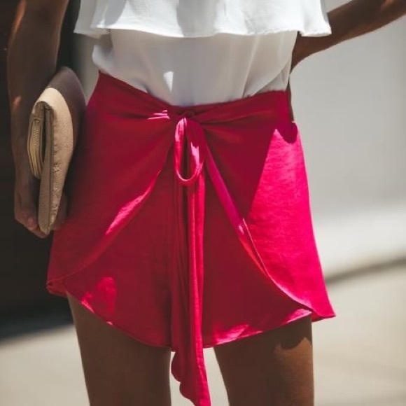 Vici Pants - NWT Vici Pink Tie Shorts